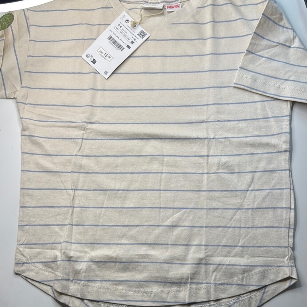 Zara Cream Striped Shirt - Picture 2 of 2